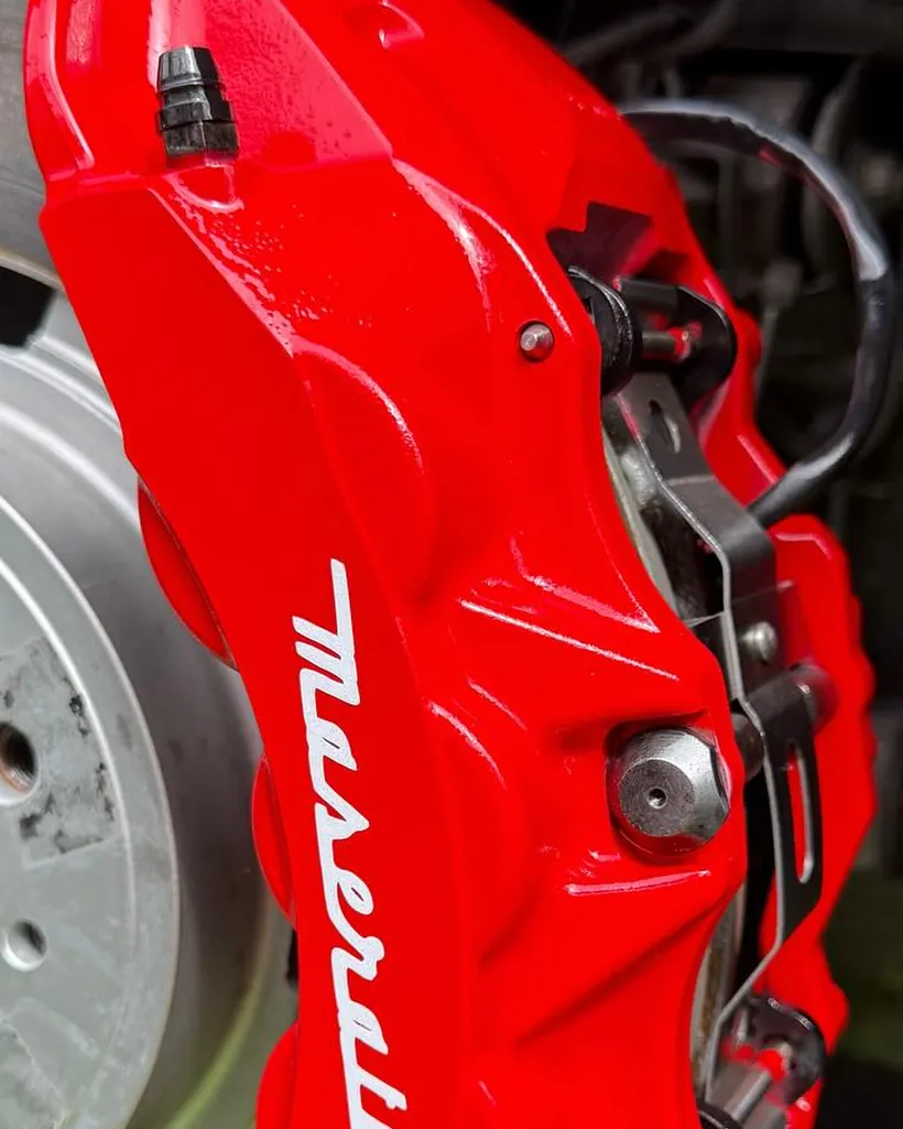 The same caliper after refinishing